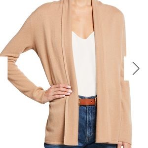 Neiman Marcus Camel Cashmere Cardigan Sz Small